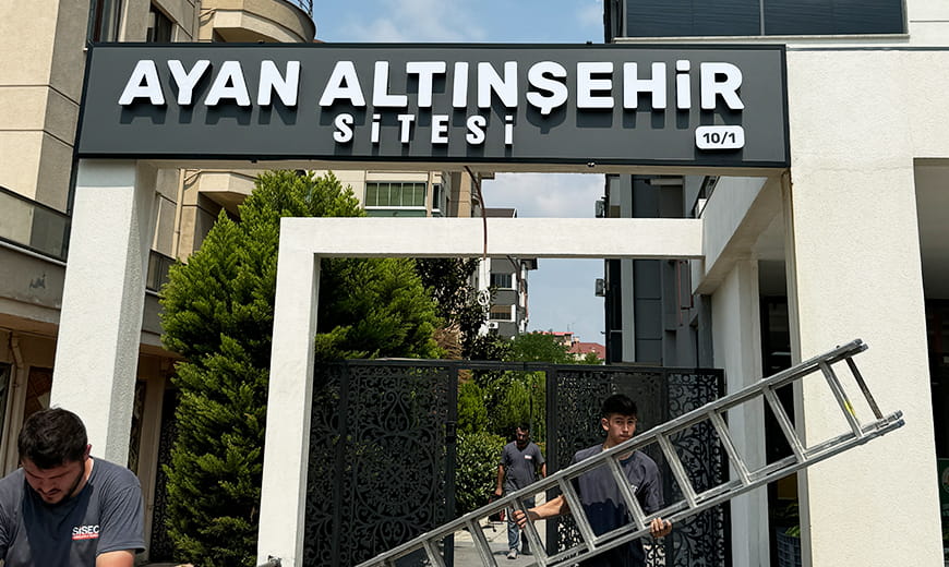 Kutu Harf Tabela - Ayan Altınşehir