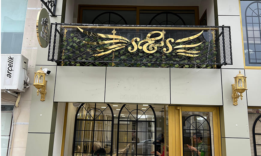 Metal Cephe Tabela ve Lazer Kesim - SS