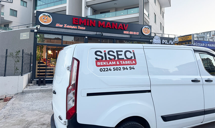 Kutu Harf Tabela - Emin Manav